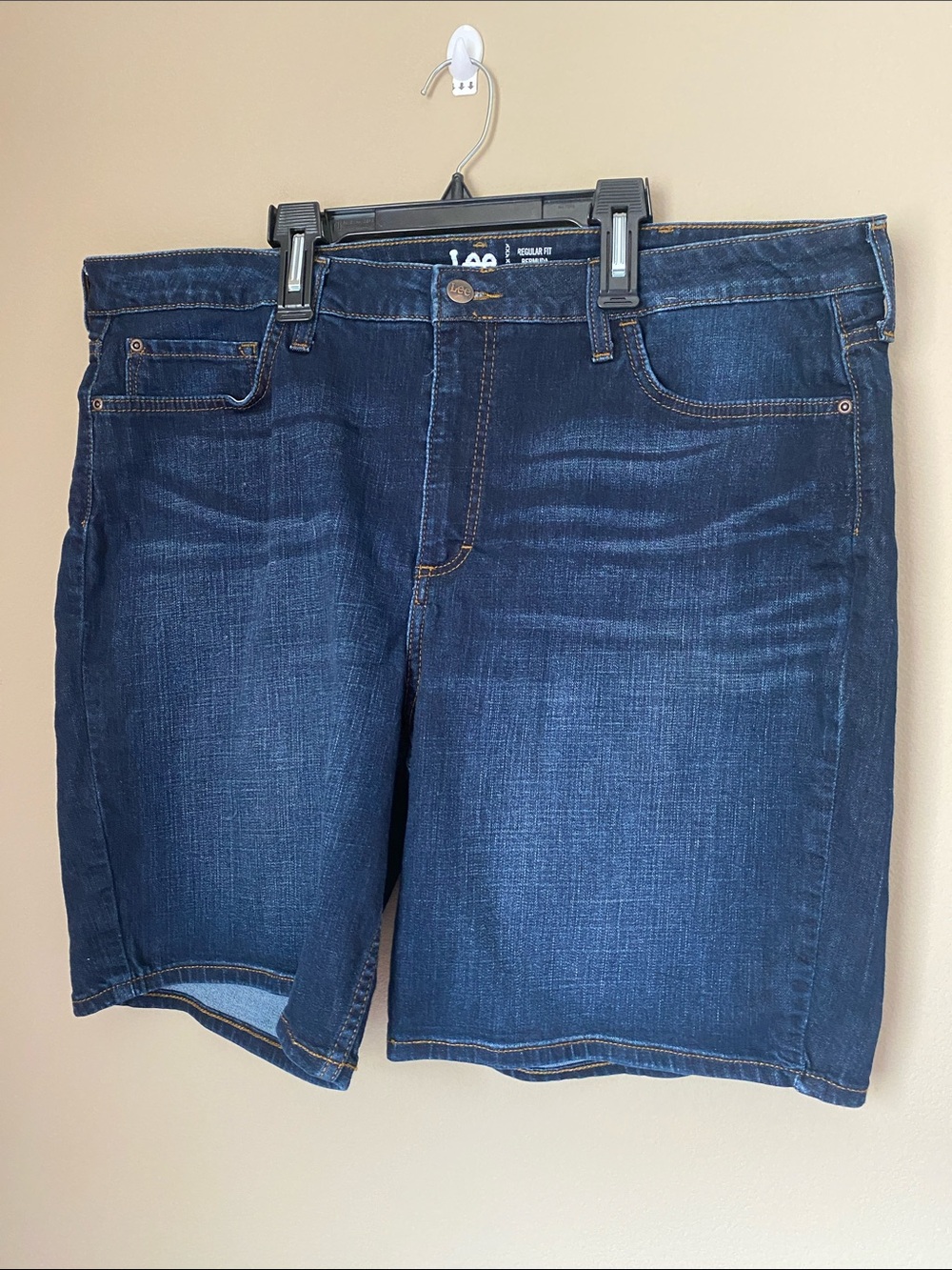 Lee Women’s Plus Bermuda Jean Shorts Bundle (3) Size 22